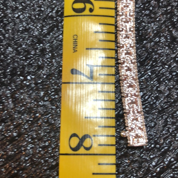 Stunning High Shine 925 Italy M Weaved Bracelet With Clasp & Security Clasp - Picture 7 of 12